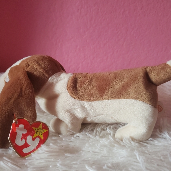 Ty Beanie Babies Tracker The Basset Hound - Picture 4 of 7